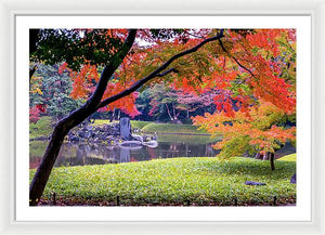 Shinjuku Gyoen - Framed Print