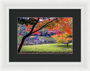 Shinjuku Gyoen - Framed Print