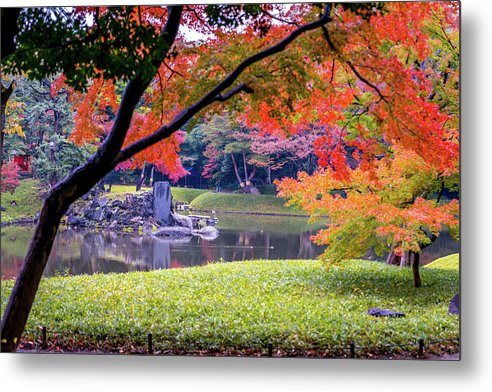 Shinjuku Gyoen - Metal Print