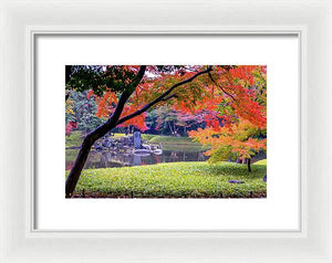 Shinjuku Gyoen - Framed Print