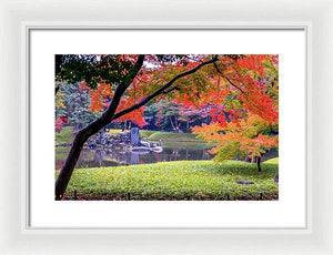 Shinjuku Gyoen - Framed Print