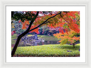 Shinjuku Gyoen - Framed Print