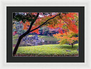 Shinjuku Gyoen - Framed Print