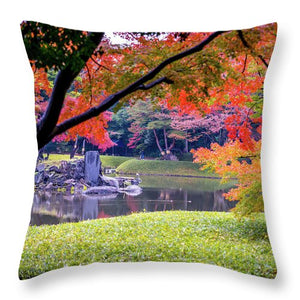 Shinjuku Gyoen - Throw Pillow